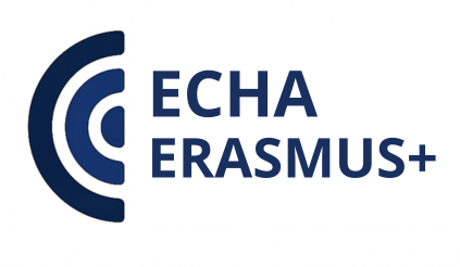Logotyp Echa Erasmus+